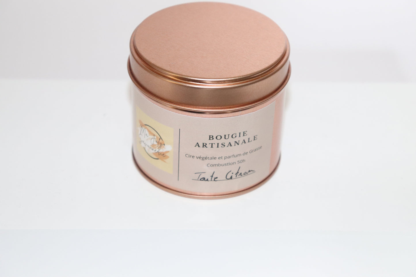 Bougie d'ambiance "Tarte au Citron " Ma Joly Savonnerie