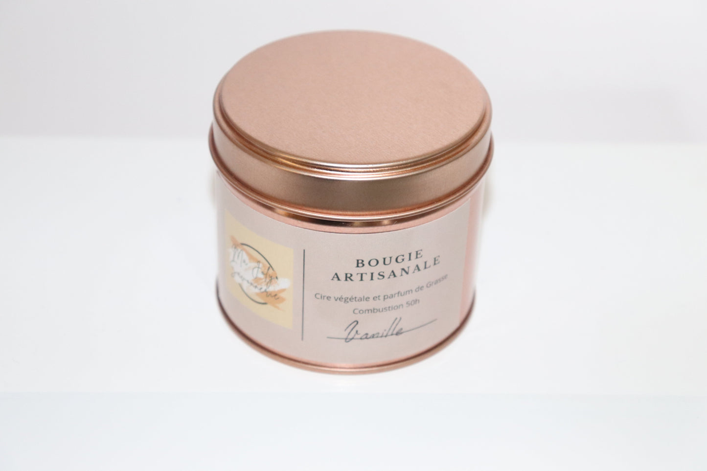 Bougie d'Ambiance "Vanille Douce" Ma Joly Savonnerie