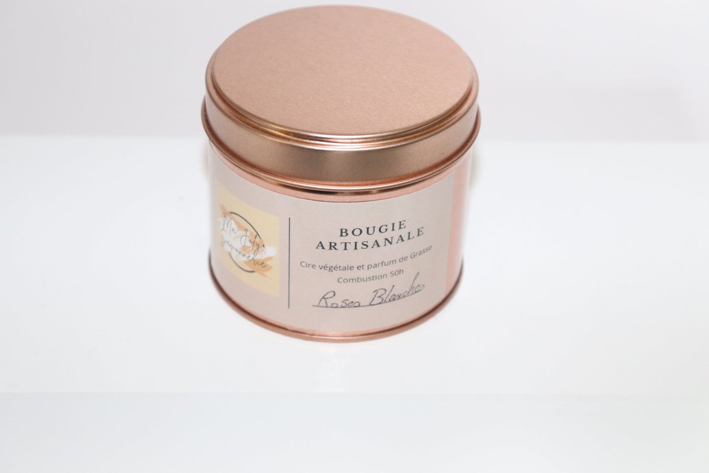 Bougie d'Ambiance "Rose Blanche" Ma Joly Savonnerie