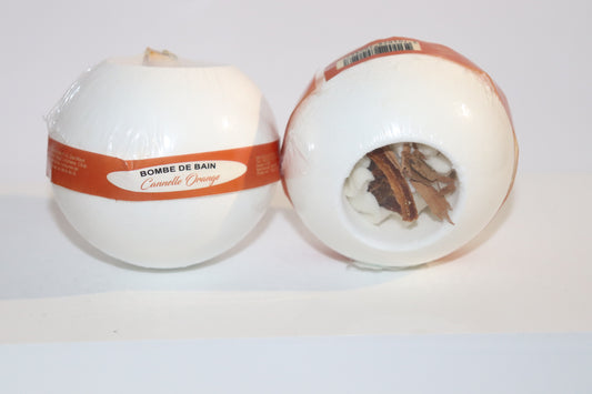 Bombe de Bain 180 G "Orange/Cannelle"