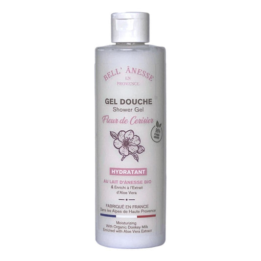 Gel douche Lait ânesse parfum fleur de Cerisier Ma Joly Savonnerie